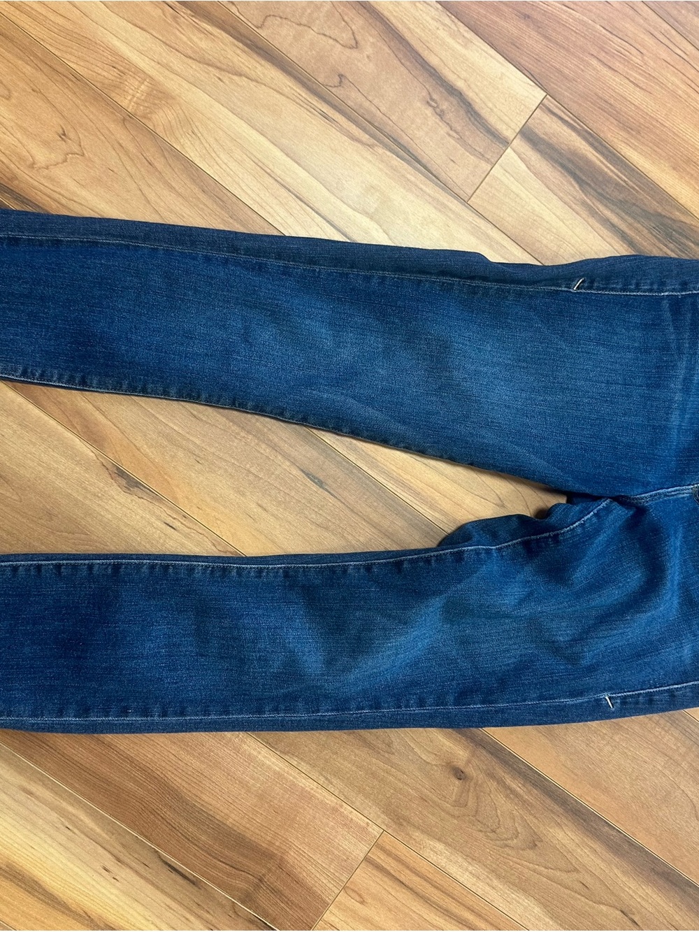 Good American Dark Blue Cropped Skinny Jeans